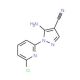 5-Amino-1-(6-chloro-2-pyridinyl)-1H-pyrazole-4-carbonitrile - chemical structure image