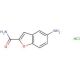 5-amino-1-benzofuran-2-carboxamide hydrochloride - chemical structure image