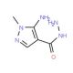 5-Amino-1-methyl-1H-pyrazole-4-carbohydrazide (CAS 99347-21-4) - chemical structure image
