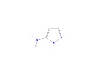 5-Amino-1-methylpyrazole (CAS 1192-21-8) - chemical structure image