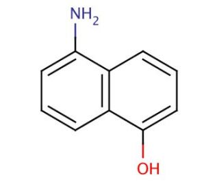 5-Amino-1-naphthol (CAS 83-55-6) - chemical structure image