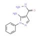 5-Amino-1-phenyl-1H-pyrazole-4-carbohydrazide (CAS 58046-54-1) - chemical structure image