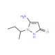 5-Amino-1-sec-butyl-1H-pyrazol-3-ol (CAS 436088-85-6) - chemical structure image