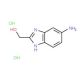 (5-Amino-1H-benzoimidazol-2-yl)-methanol dihydochloride - chemical structure image
