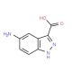 5-Amino-1H-indazole-3-carboxylic acid (CAS 78155-77-8) - chemical structure image
