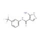 5-Amino-1H-pyrazole-4-carboxylic acid(3-trifluoromethyl-phenyl)-amide - chemical structure image