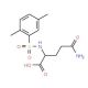 5-amino-2-{[(2,5-dimethylphenyl)sulfonyl]amino}-5-oxopentanoic acid - chemical structure image