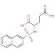 5-amino-2-[(2-naphthylsulfonyl)amino]-5-oxopentanoic acid - chemical structure image