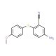 5-Amino-2-[(4-methoxyphenyl)sulfanyl]-benzenecarbonitrile - chemical structure image