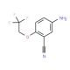 5-amino-2-(2,2,2-trifluoroethoxy)benzonitrile - chemical structure image