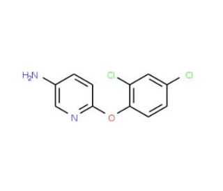 5-Amino-2-(2,4-dichlorophenoxy)pyridine (CAS 85686-48-2) - chemical structure image