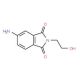 5-Amino-2-(2-hydroxy-ethyl)-isoindole-1,3-dione - chemical structure image