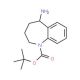 5-Amino-2,3,4,5-tetrahydro-benzo[b]azepine-1-carboxylic acid tert-butyl ester (CAS 811841-95-9) - chemical structure image