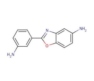 5-Amino-2-(3-aminophenyl)benzoxazole (CAS 13676-48-7) - chemical structure image