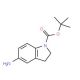 5-Amino-2,3-dihydro-indole-1-carboxylic acidtert-butyl ester (CAS 129487-92-9) - chemical structure image