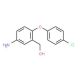 [5-Amino-2-(4-chlorophenoxy)phenyl]methanol - chemical structure image