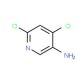 5-Amino-2,4-dichloropyridine (CAS 7321-93-9) - chemical structure image