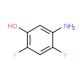 5-Amino-2,4-difluorobenzenol (CAS 113512-71-3) - chemical structure image