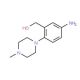 [5-Amino-2-(4-methylpiperazino)phenyl]methanol - chemical structure image