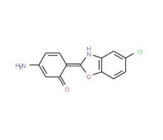 5-Amino-2-(5-chloro-benzooxazol-2-yl)-phenol (CAS 22105-55-1) - chemical structure image