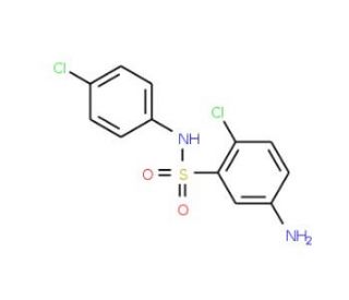 5-Amino-2-chloro-N-(4-chloro-phenyl)-benzenesulfonamide - chemical structure image