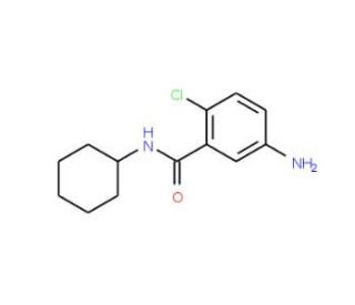 5-Amino-2-chloro-N-cyclohexylbenzamide - chemical structure image