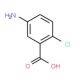 5-Amino-2-chlorobenzoic acid (CAS 89-54-3) - chemical structure image