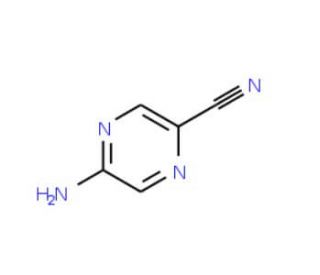 5-Amino-2-cyanopyrazine (CAS 113305-94-5) - chemical structure image