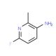 5-Amino-2-fluoro-6-methylpyridine (CAS 28489-47-6) - chemical structure image