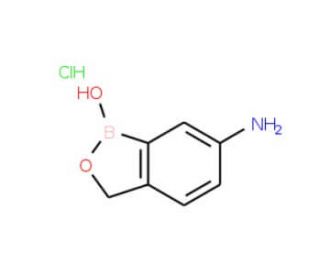 5-Amino-2-hydroxymethylphenylboronic acid, HCl, dehydrate (CAS 117098-93-8) - chemical structure image