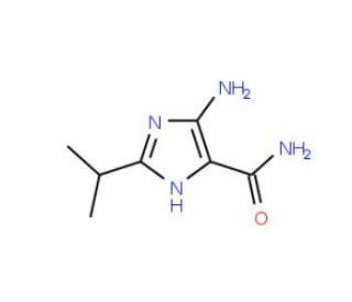 5-Amino-2-isopropyl-1H-imidazole-4-carboxamide (CAS 227078-19-5) - chemical structure image