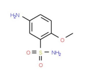 5-Amino-2-methoxy-benzenesulfonamide (CAS 88508-44-5) - chemical structure image