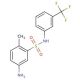5-amino-2-methyl-N-[3-(trifluoromethyl)phenyl]benzenesulfonamide - chemical structure image