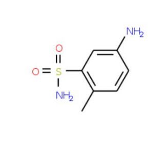 5-amino-2-methylbenzenesulfonamide (CAS 6973-09-7) - chemical structure image