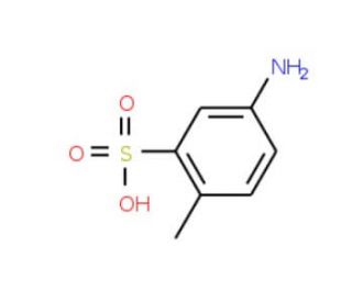 5-Amino-2-methylbenzenesulfonic acid (CAS 118-88-7) - chemical structure image