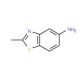 5-Amino-2-methylbenzothiazole (CAS 13382-43-9) - chemical structure image