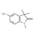 5-Amino-2-methylene-1,3,3-trimethylindoline (CAS 6872-05-5) - chemical structure image