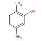5-Amino-2-methylphenol (CAS 2835-95-2) - chemical structure image