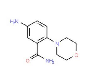 5-Amino-2-morpholin-4-yl-benzamide (CAS 50891-32-2) - chemical structure image