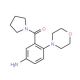 (5-Amino-2-morpholin-4-yl-phenyl)-pyrrolidin-1-yl-methanone - chemical structure image