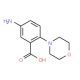 5-Amino-2-morpholinobenzenecarboxylic acid (CAS 65989-45-9) - chemical structure image