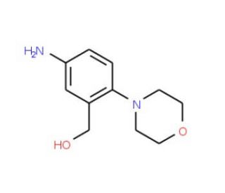 (5-Amino-2-morpholinophenyl)methanol - chemical structure image