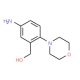 (5-Amino-2-morpholinophenyl)methanol - chemical structure image