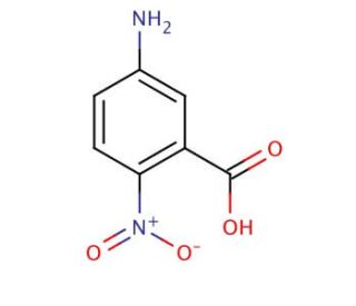 5-Amino-2-nitrobenzoic Acid (CAS 13280-60-9) - chemical structure image