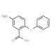 5-Amino-2-(phenylthio)benzoic acid (CAS 63185-86-4) - chemical structure image