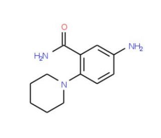 5-Amino-2-piperidin-1-yl-benzamide (CAS 50891-33-3) - chemical structure image