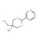 (5-Amino-2-pyridin-3-yl-1,3-dioxan-5-yl)methanol - chemical structure image