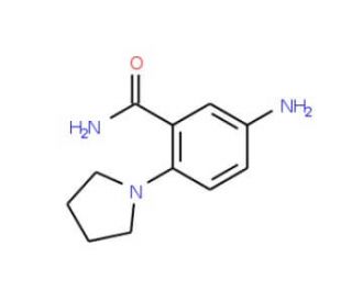 5-Amino-2-pyrrolidin-1-yl-benzamide - chemical structure image
