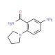 5-Amino-2-pyrrolidin-1-yl-benzamide - chemical structure image