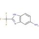 5-Amino-2-(trifluoromethyl)benzimidazole (CAS 3671-66-7) - chemical structure image